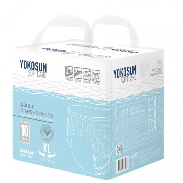 Подгузники для взрослых YokoSun размер XL 10 шт., полибэг