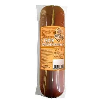 Плавленый продукт Сырзавод с сыром колбасный копченый 1 кг., в/у