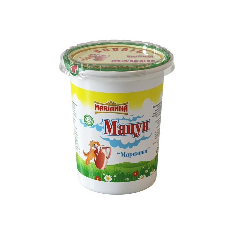 Мацун Marianna 3,6%, 950 гр., стакан