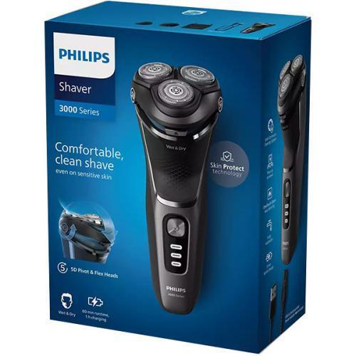 Электробритва Philips S3343/13 для сухого и влажного бритья, картон