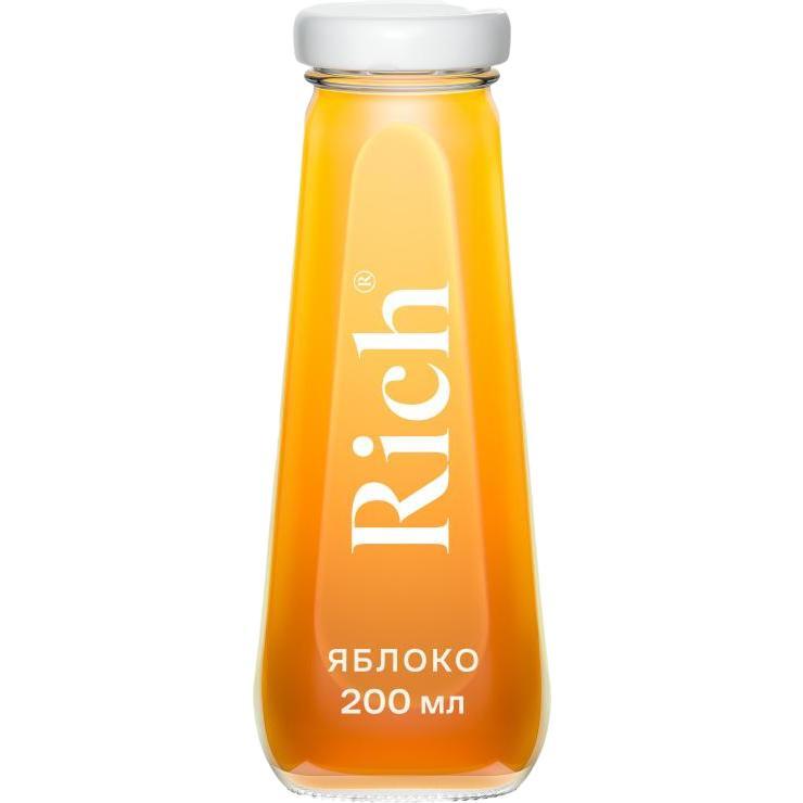Сок Rich яблочный 200 мл., стекло