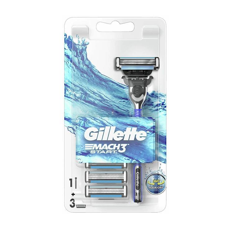 Бритва Gillette Mach 3 Start с 3 сменными кассетами, блистер