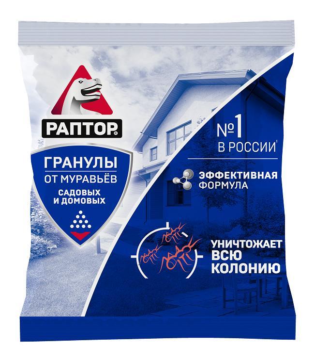 Гранулы от муравьев Раптор Абсолют приманка супер саше, 200 гр., пленка