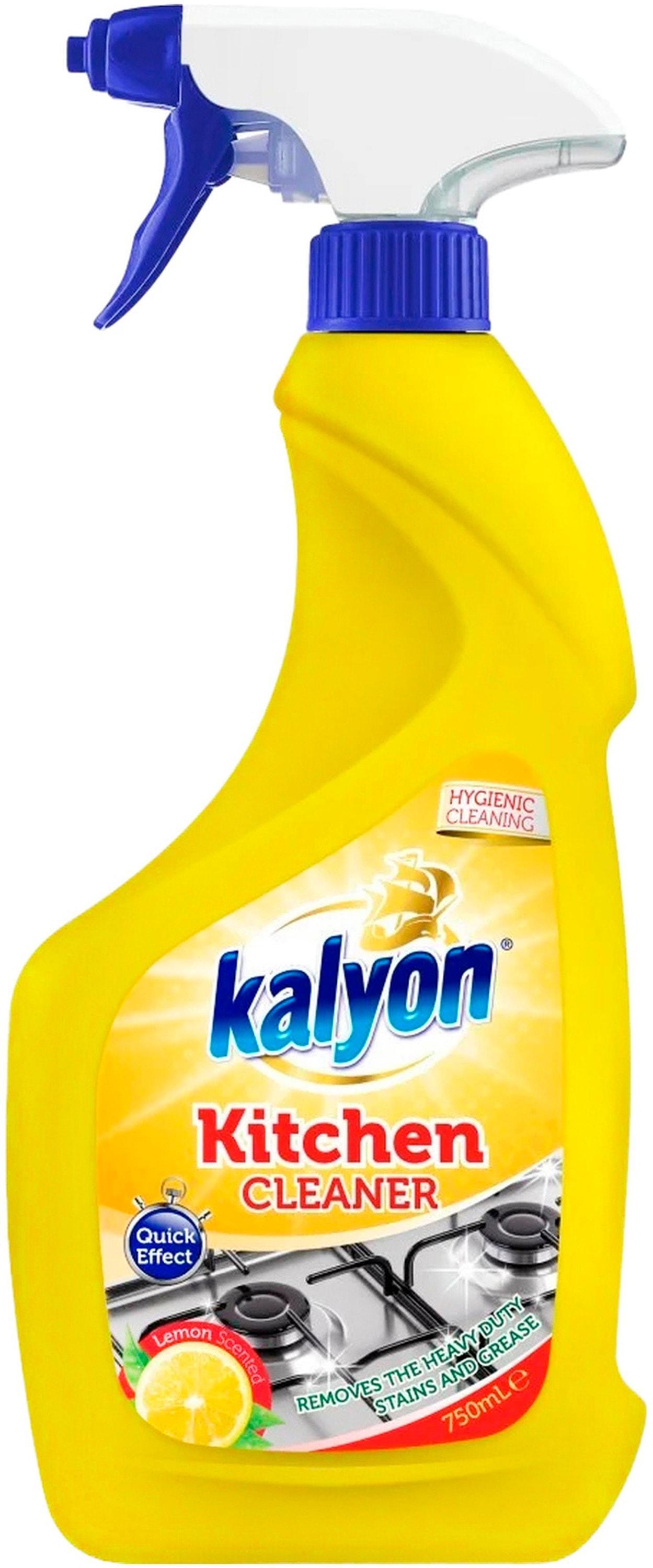 Спрей для чистки кухни Kalyon Kitchen Cleaner с ароматом лимона 750 мл., флакон