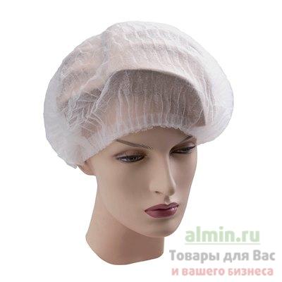 Шапочка одноразовая Шарлота Спанбонд Белая 100шт.