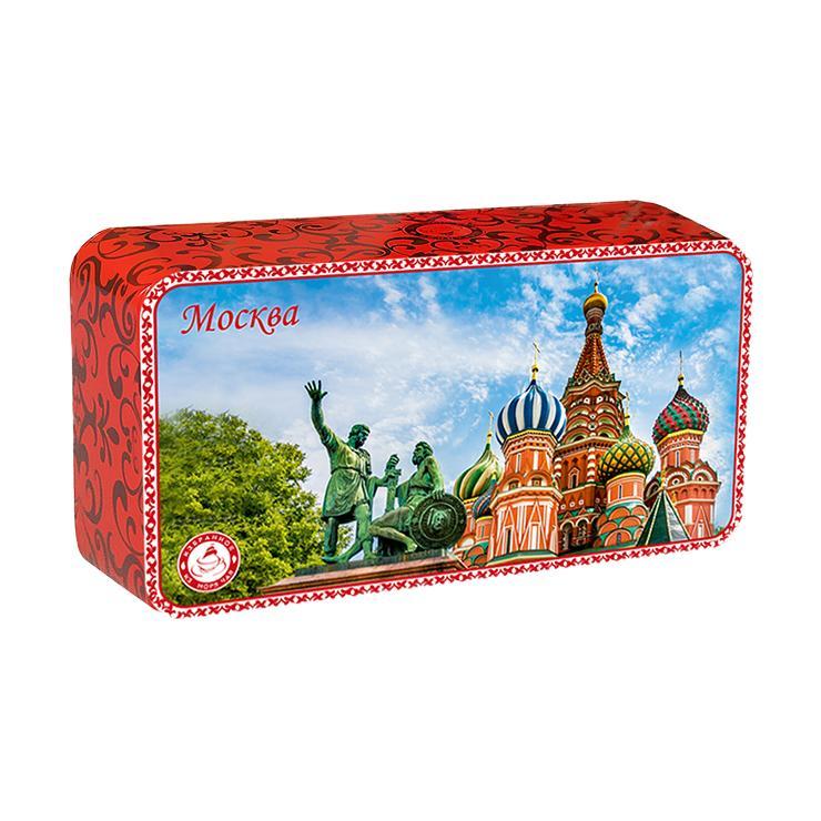 Чай Get&Joy Шкатулка Храм Василия Блаженного черный 50 гр., ж/б