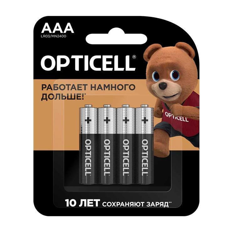 Батарейки Opticell Basic AAA 4 штуки, блистер