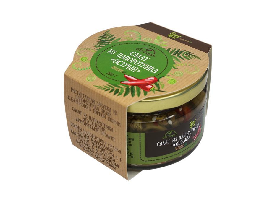 Салат Amfood из папоротника острый 200 гр., стекло