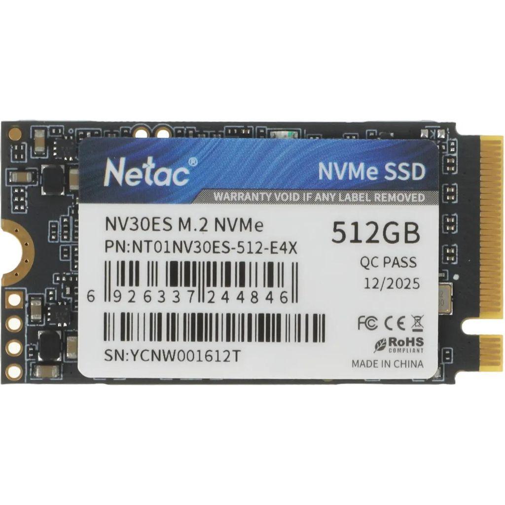 512ГБ SSD накопитель Netac NV30ES M.2 2242, PCIe 3.0 x4, NVMe, M.2 [nt01nv30es-512-e4x]