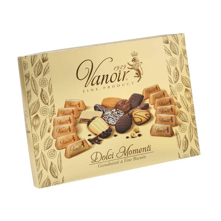 Печенье и шоколадные конфеты Vanoir ассорти с цельным лесным орехом 320 гр., картон