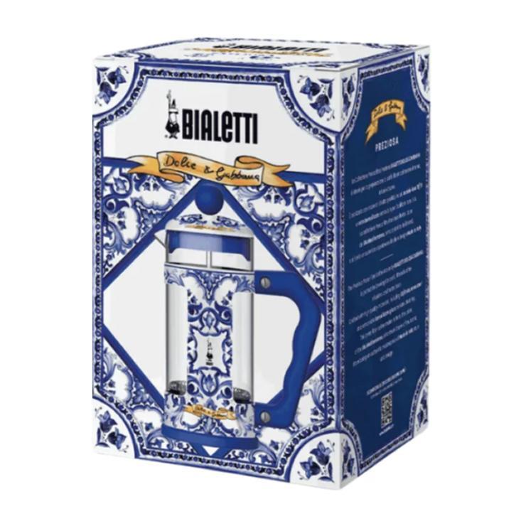 Френч-пресс Bialetti Dolce&Gabbana Blu Mediterraneo лимитированный 1 л., картон