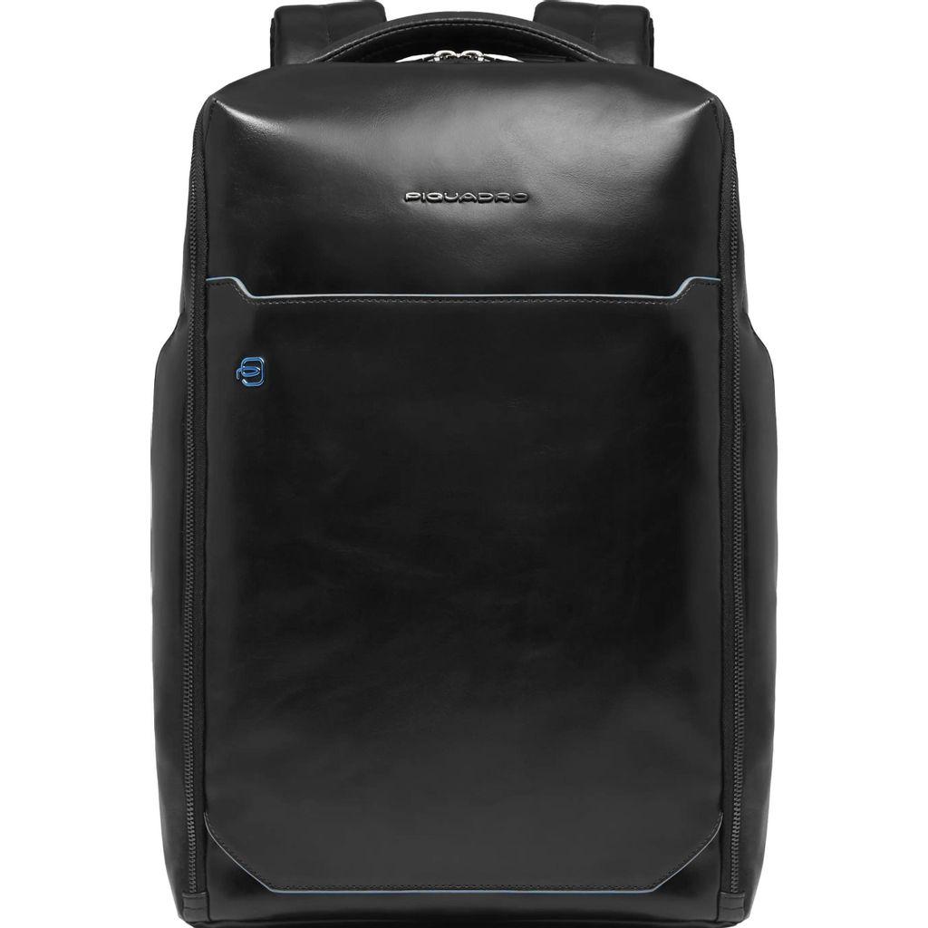 Рюкзак PIQUADRO Blue Square CA6591B2/N черный натуральная кожа