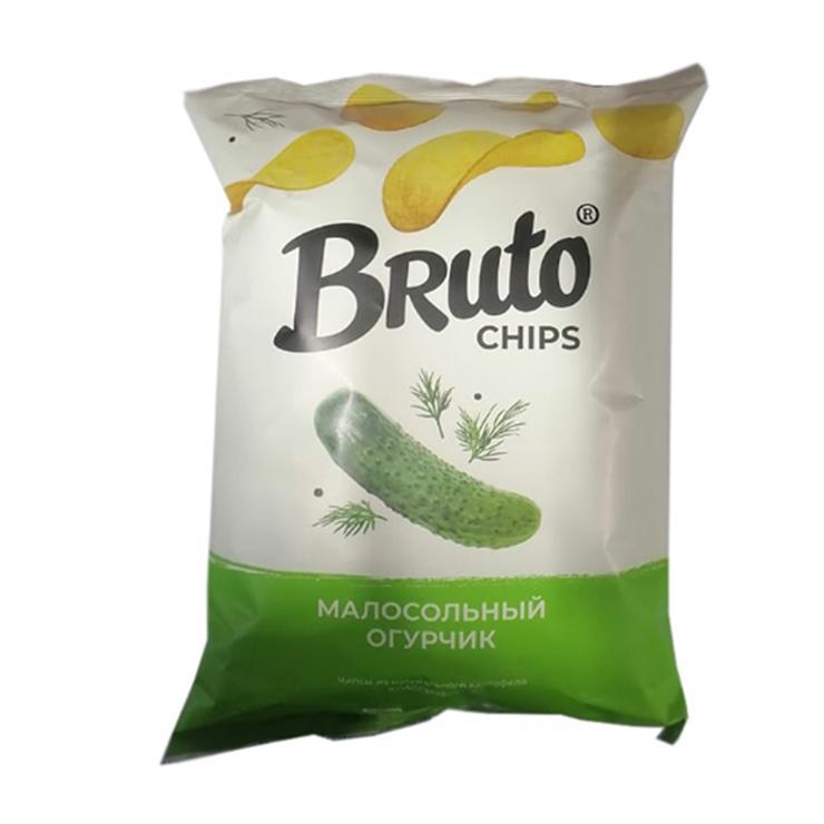 Картошечка Bruto Малосольный огурчик 120 гр., флоу-пак