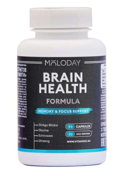 БАД Moloday Brain Health 90 капсул, ПЭТ