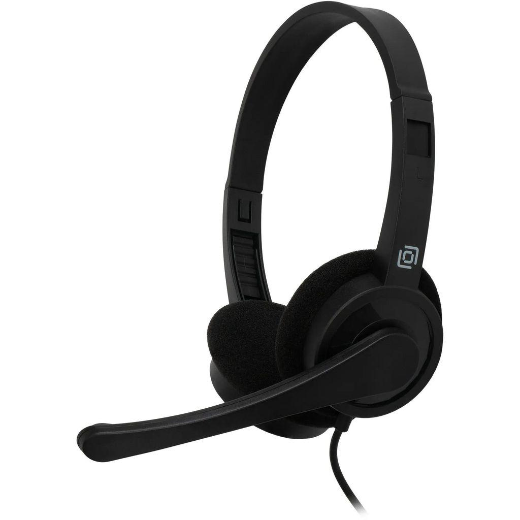 Гарнитура Oklick HS-M600, для компьютера, накладные, проводные, черный [1900372]