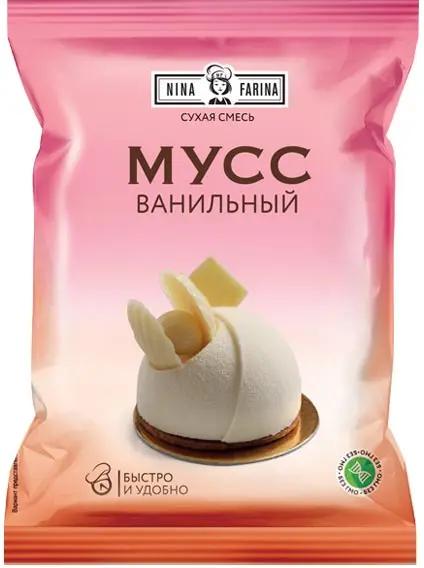 Смесь Nina Farina Мусс ванильный 65 гр., флоу-пак