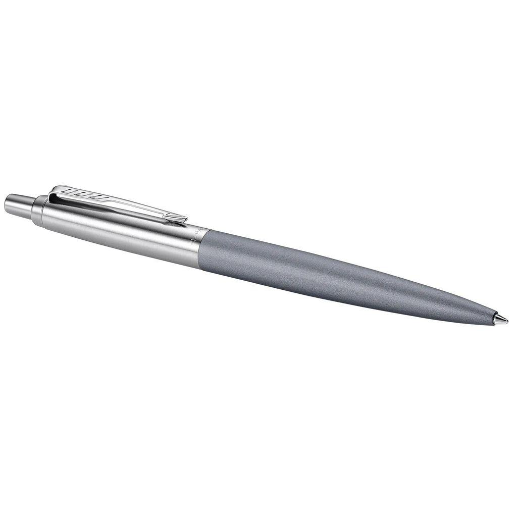 Ручка шариковая PARKER Jotter XL, УТОЛЩЕННЫЙ корпус, серый матовый лак, детали из нержавеющей стали, синяя, 2068360