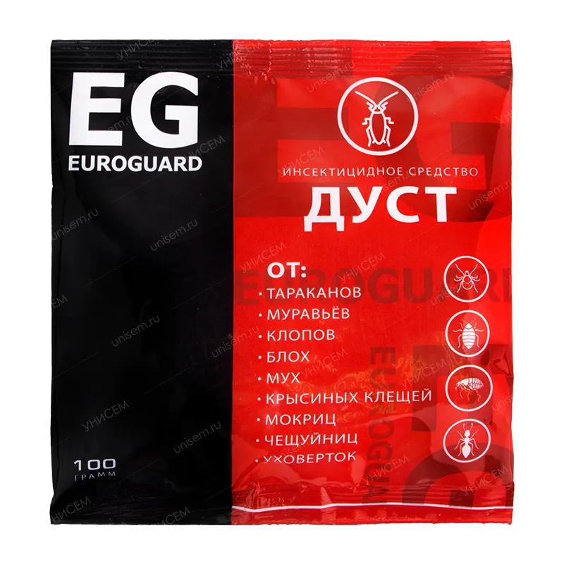 Дуст от тараканов, муравьев, клопов, блох Euroguard 100 гр., флоу-пак