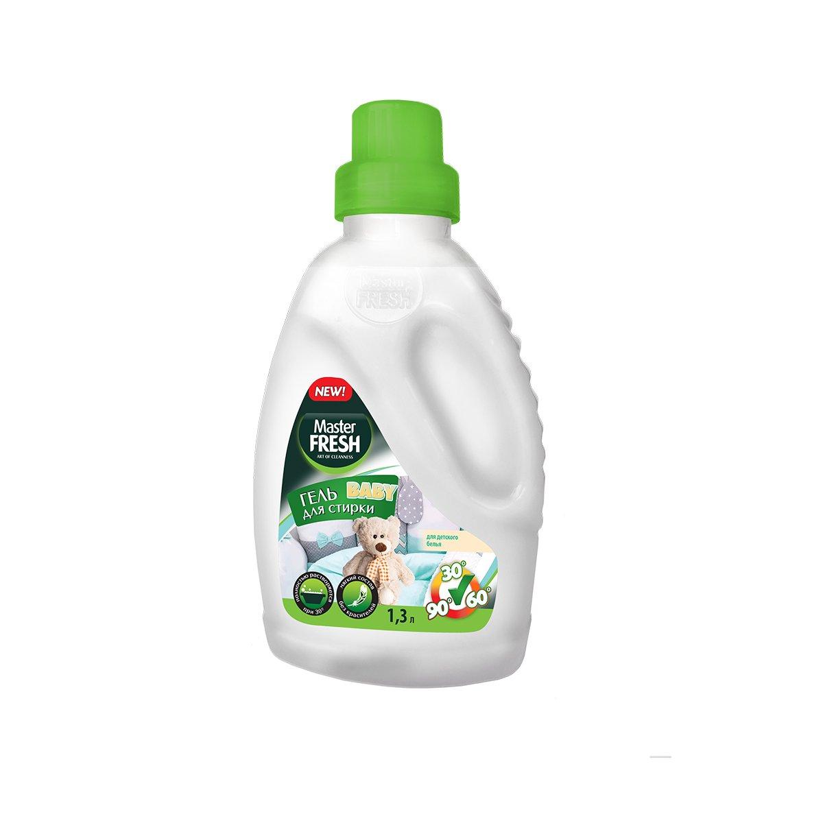 Гель для стирки Master Fresh baby для детского белья 1,3 л., ПЭТ