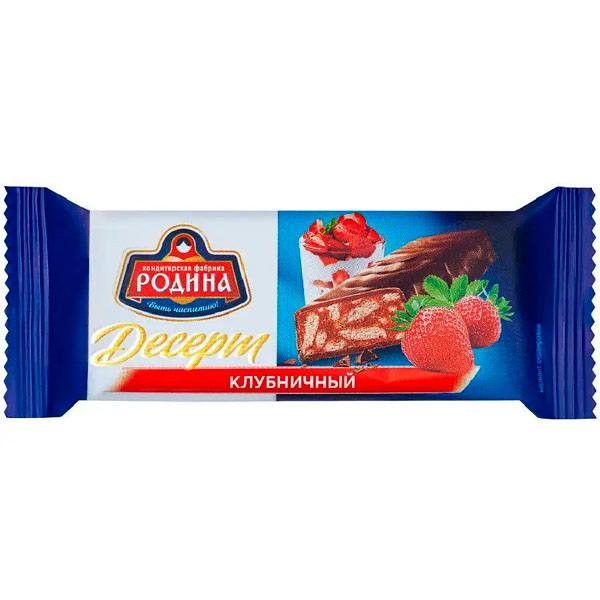 Батончик Родина Клубничный 40 гр., флоу-пак