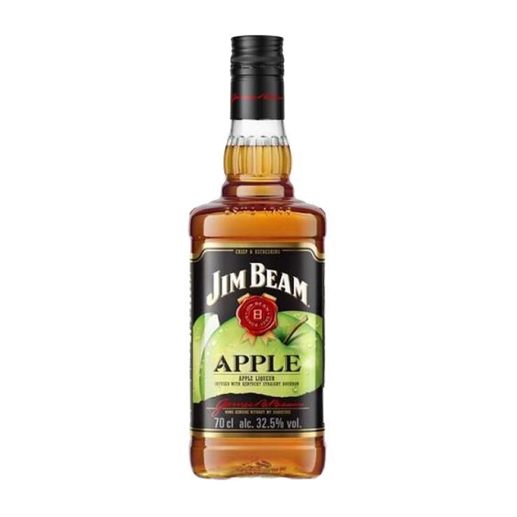 Крепкий спиртной напиток виски Jim Beam Apple 32,5% Испания 700 мл., стекло