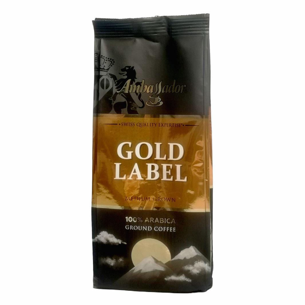 Кофе Ambassador Gold Label молотый 200 гр., дой-пак