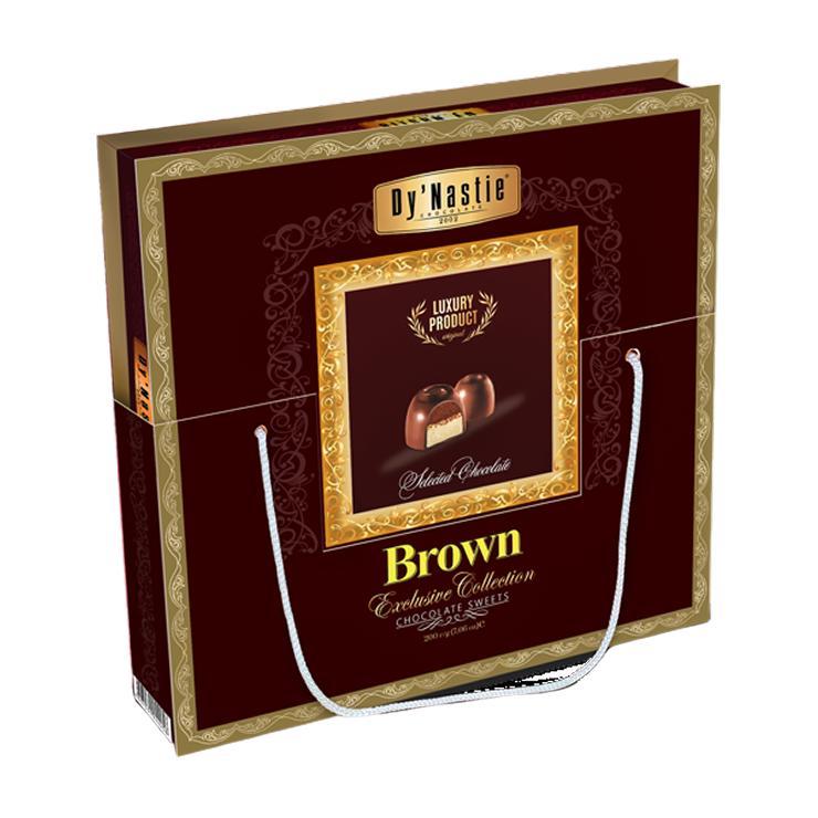 Конфеты Dy'Nastie nut cream шоколадные 200 гр., картон