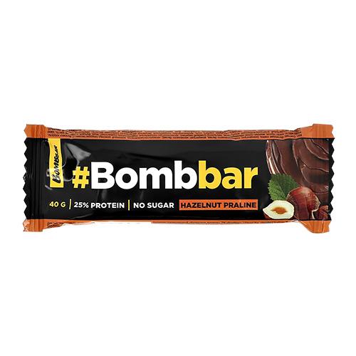 Батончик BombBar, протеиновый Фундучное пралине, 40 гр., флоу-пак