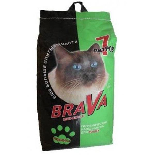 Наполнитель Brava Стандарт 7 л. 3,9 кг., пакет