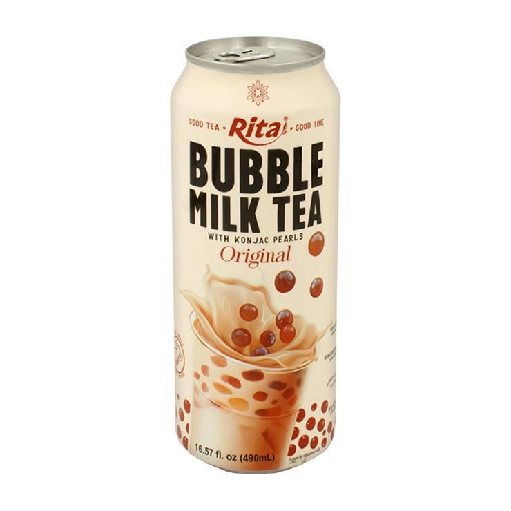 Чай холодный Rita Bubble milk tea оригинал 490 мл., ж/б