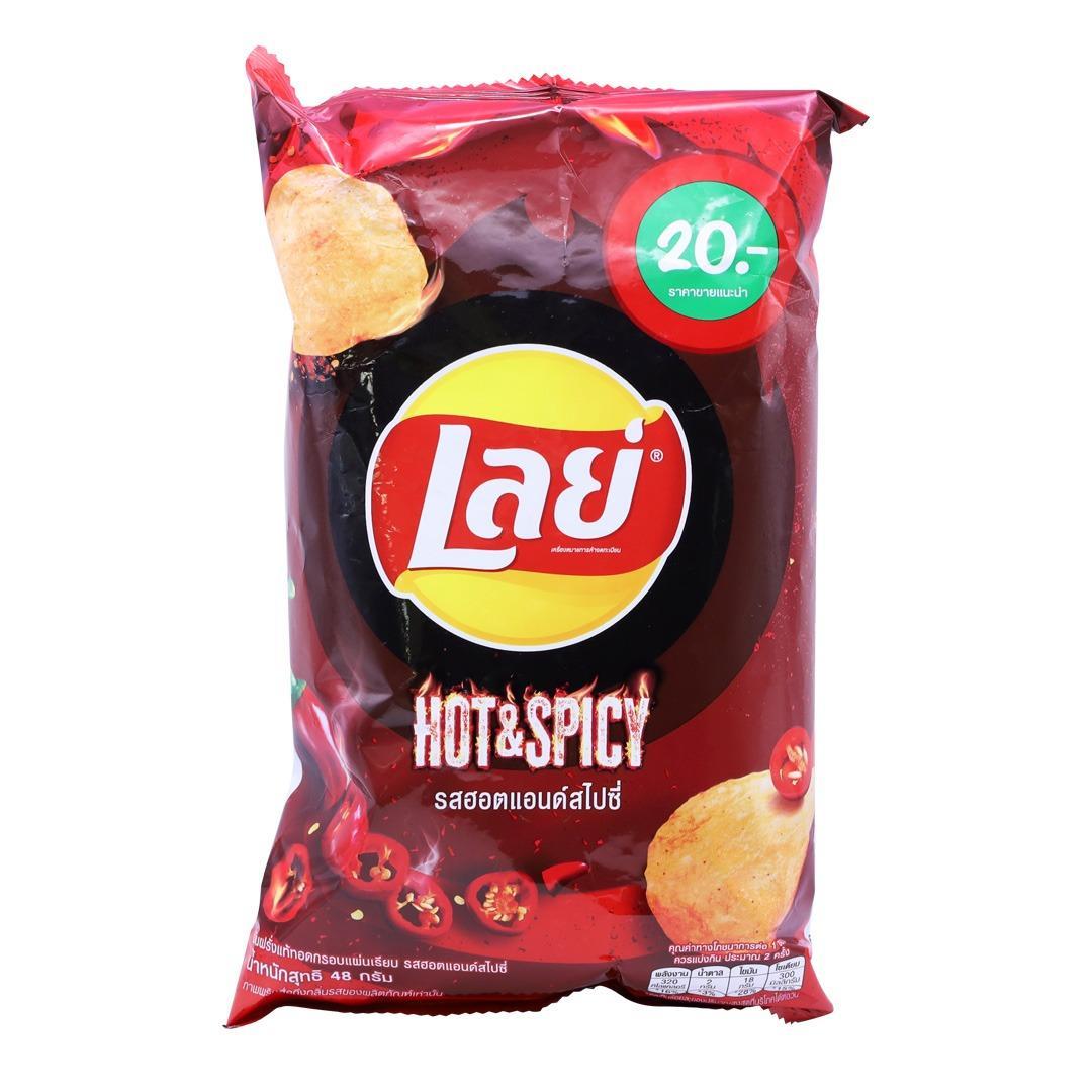 Чипсы Lay's Hot and Spicy 48 гр., флоу-пак
