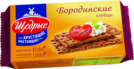 Хлебцы Щедрые Бродинские, 100 гр., флоу-пак