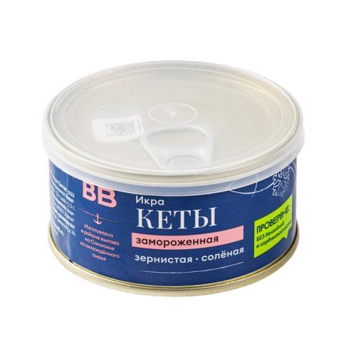 Икра ВкусВилл кеты зернистая соленая з/м 140 гр., ж/б