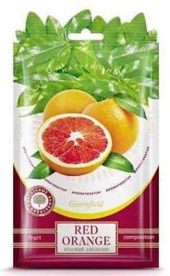Ароматизатор-освежитель воздуха Greenfield, Red Orang, 50 гр., пакет