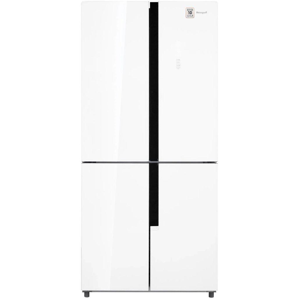 Холодильник двухкамерный WEISSGAUFF WCD 450 WG NoFrost Inverter Side by Side, инверторный, белый