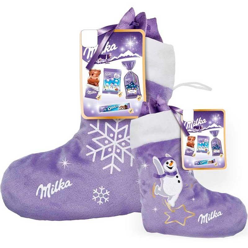 Набор Milka Xmas Сапоги 197 гр., текстиль