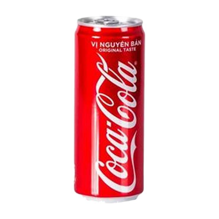 Напиток сильногазированный Coca-Cola Вьетнам 320 мл., ж/б