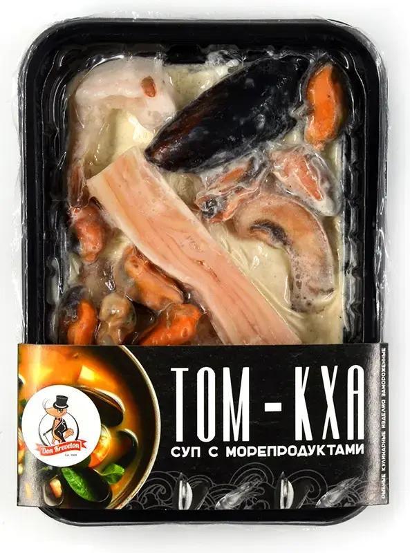 Суп Don Kreveton Том Кха с морепродуктами с/м 190 гр., лоток