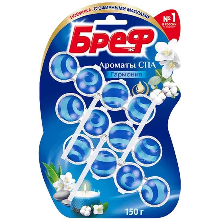 Блок туалетный Bref ароматы СПА гармония 50 гр., блистер