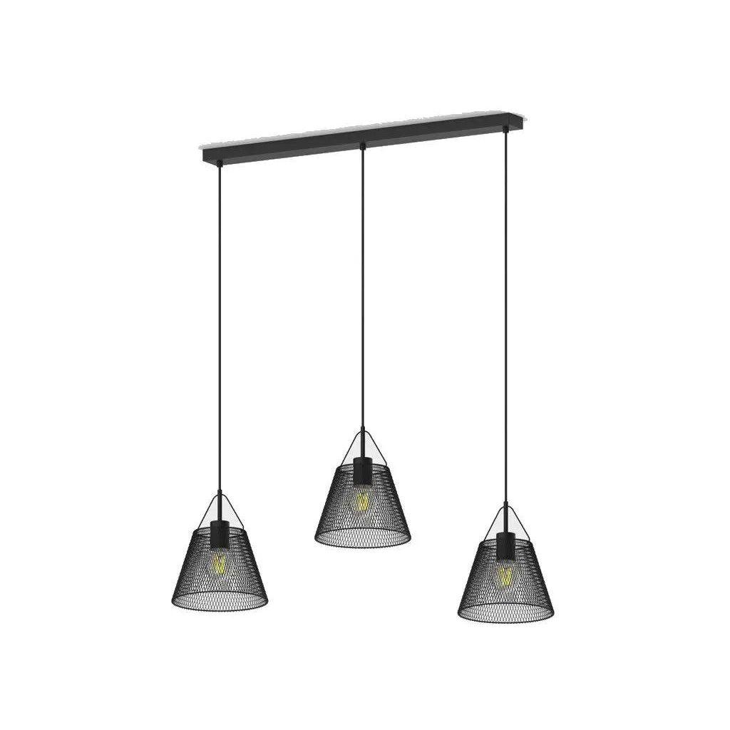 Светильник Hiper Grid H155-4, 3 х 60 Вт, (белый), черный