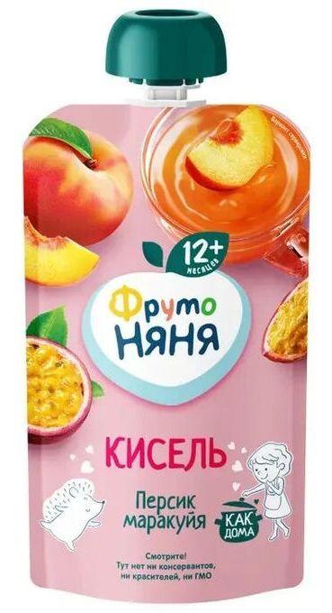 Кисель ФрутоНяня персик маракуйя 130 мл., пауч