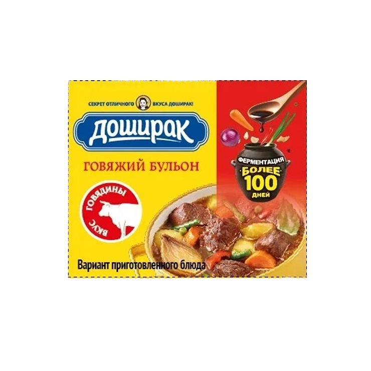 Бульон Доширак говяжий кубики 10 гр., картон