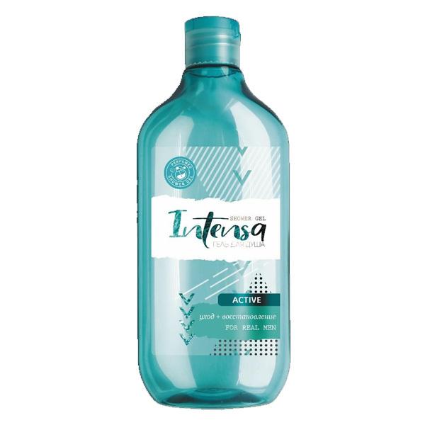 Гель для душа мужской Intensa active for men уход восстановление, 500 мл., ПЭТ