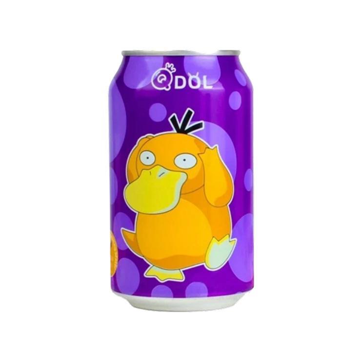 Напиток газированный QDol Pokemon виноград 330 мл., ж/б