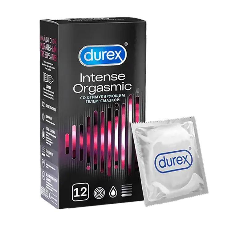 Презервативы Durex Intense Orgasmic рельефные 12 шт., картон