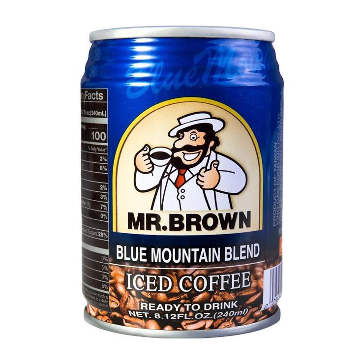 Напиток кофейный Mr.Brown blue mountain полусладкий кофе со льдом 240 мл., ж/б