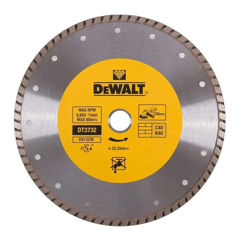 Алмазный диск DeWALT DT3732, универсальный, 230мм, 2.4мм, 22.2мм [dt3732-qz]