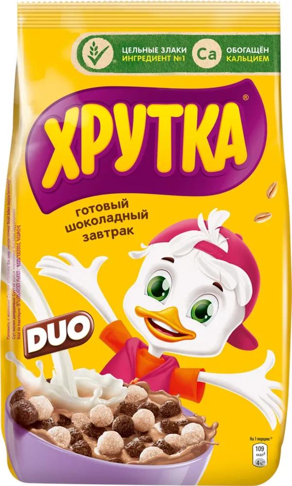 Готовый завтрак Хрутка Duo, шарики, 460 гр., флоу-пак