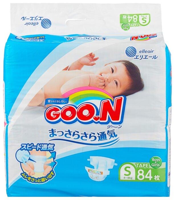 Подгузники Goo.N S 4-8 кг. 84 шт.