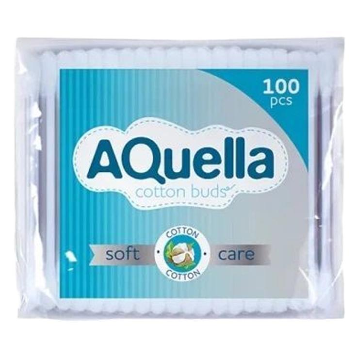 Ватные палочки AQuella 100 шт., пакет